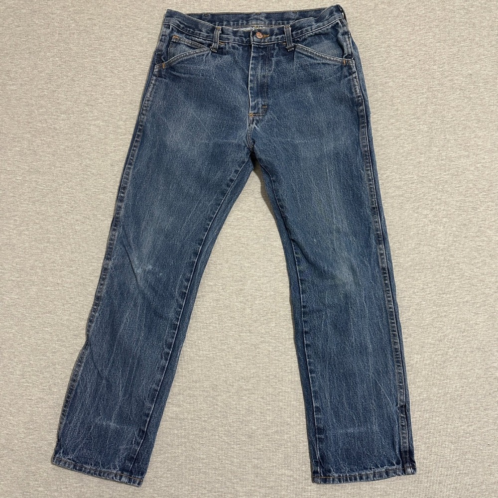 Round House Made in USA Jeans Men's 30x29 Medium Wash Straight Leg Workwear
